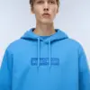 Felpa con Cappuccio in French Terry Box Logo Napapijri