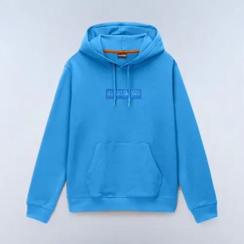 NP0A4I7VB9A-HERO Felpa con Cappuccio in French Terry Box Logo Napapijri