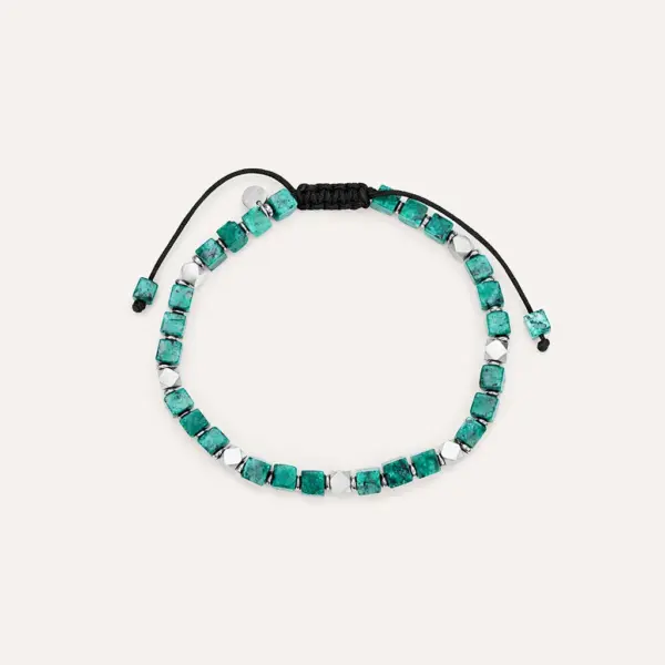 Bracciale Man Code Acciaio Turchese Stroili