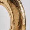 Encanto - Specchio rotondo in acciaio dorato Ø 90 cm
